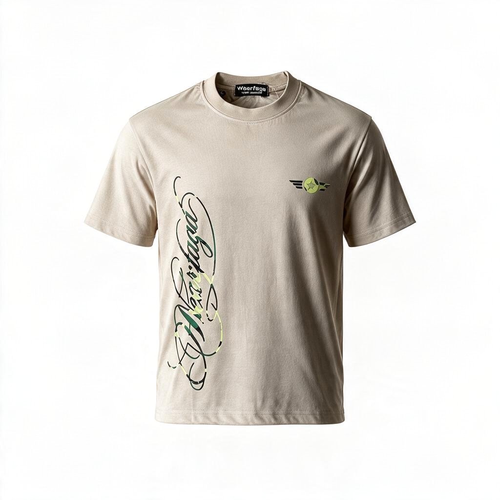 WF Camo Print Tee [Cream]