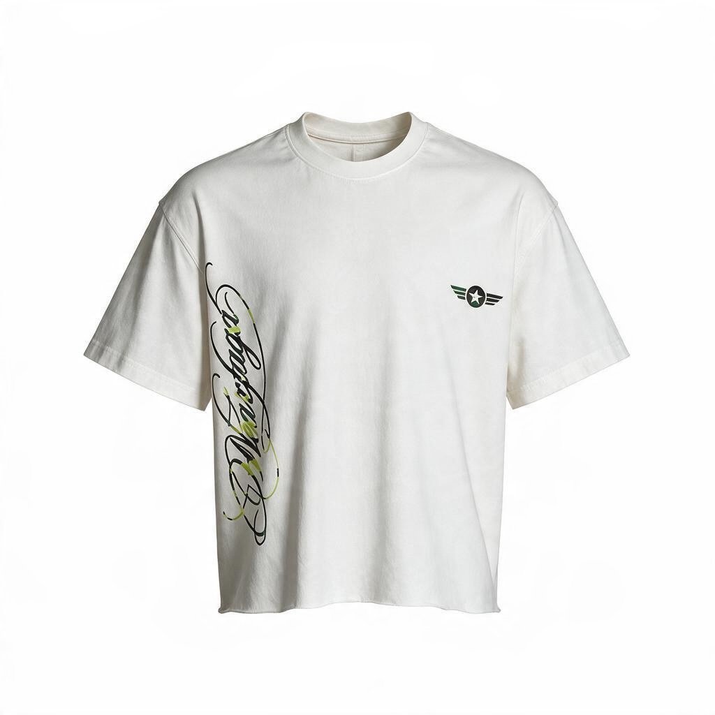 WF Camo Print Tee [White]